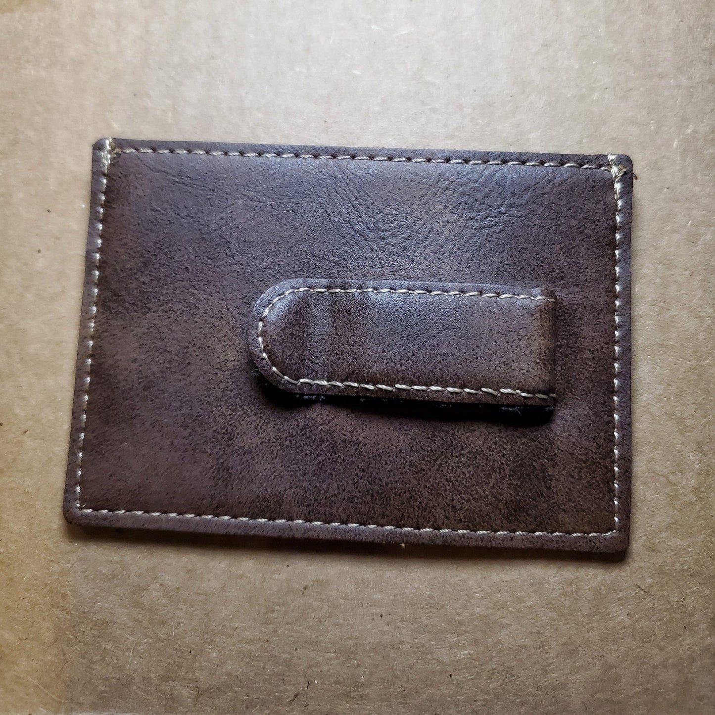 WV Brown Wallet with Clip