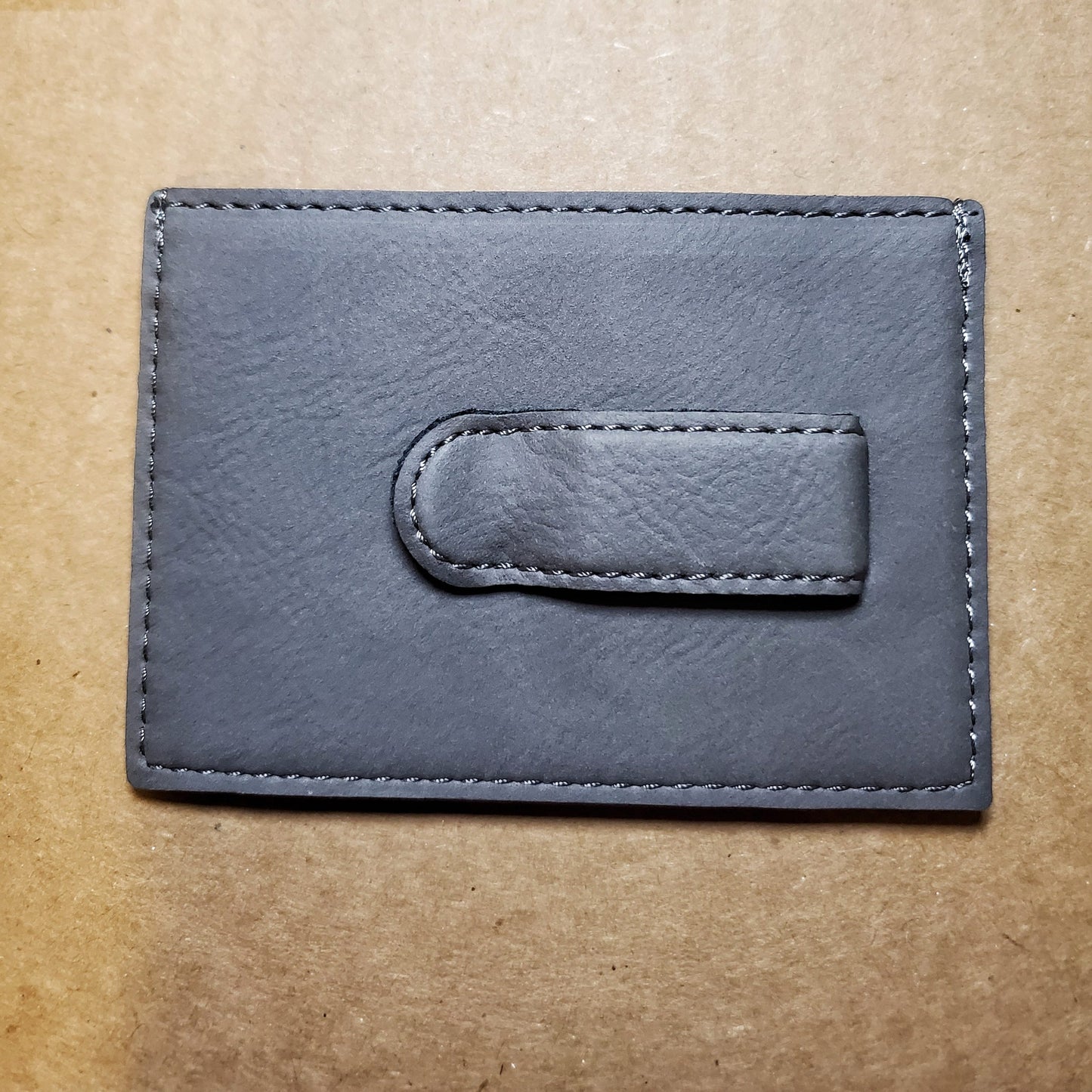 WV Gray Wallet with Clip