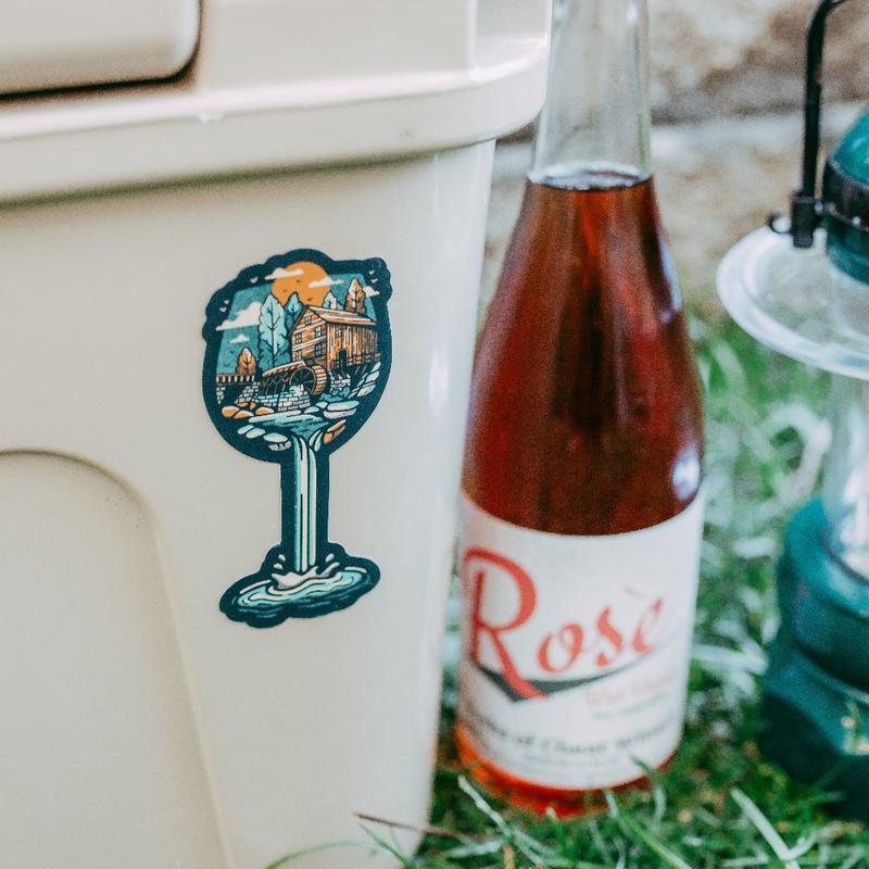 Babcock State Park Wine Sticker