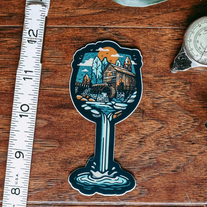 Babcock State Park Wine Sticker