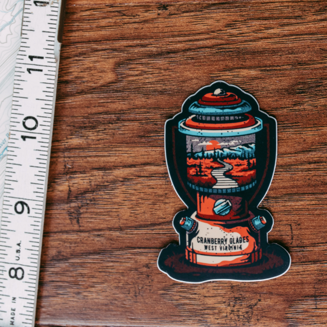 Cranberry Glades Lantern Sticker