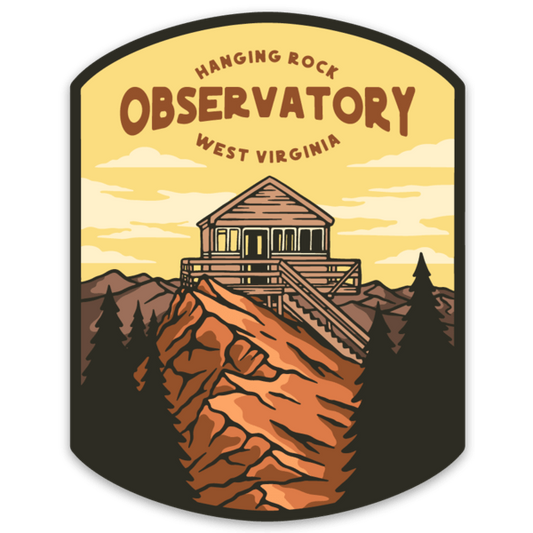 Hanging Rock Observatory Sticker