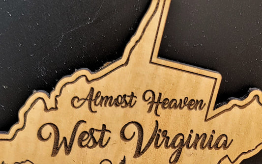 Almost Heaven West Virginia Magnet