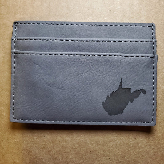 WV Gray Wallet with Clip