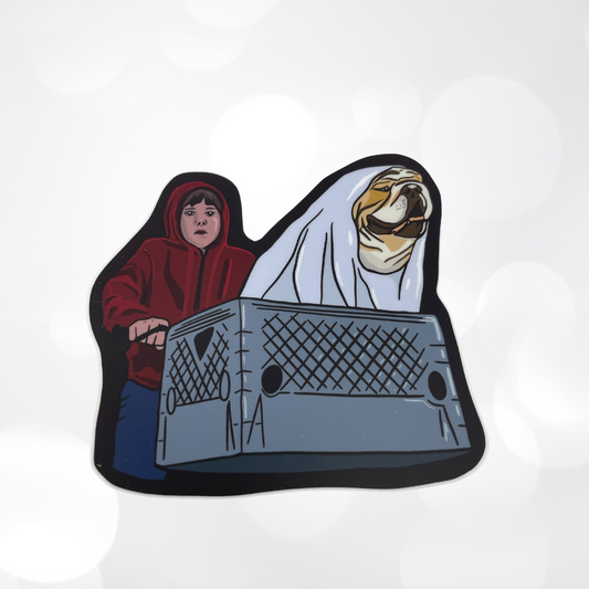 Baby Dog E.T. Decal