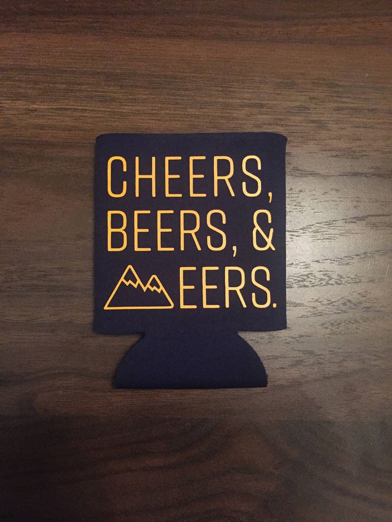 Cheers Beers and Eers Can Cooler