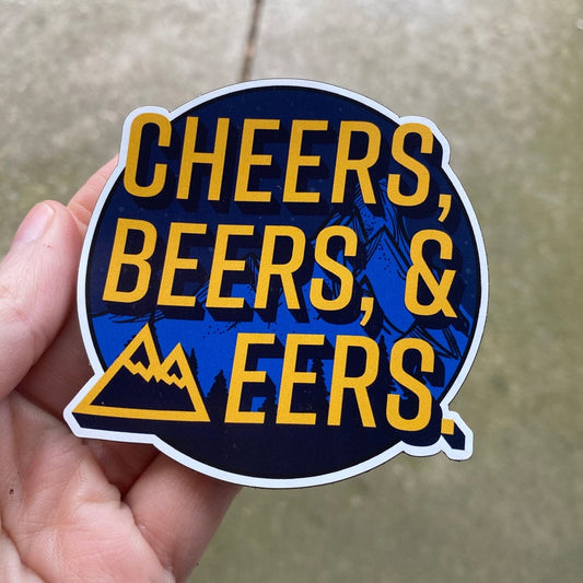 Cheers Beers and Eers Magnet