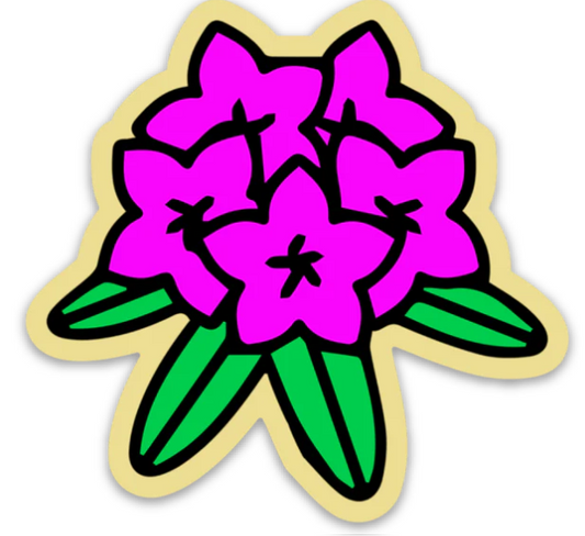 Rhododendron sticker