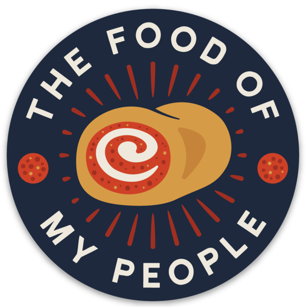 The Food of my People- Pepperoni Rolls Sticker