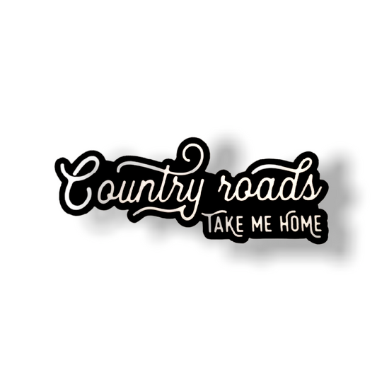 Country Roads Sticker