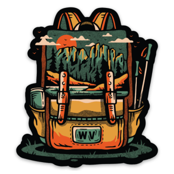 Seneca Rocks Sticker – Hill and Holler: Appalachian Outfitters