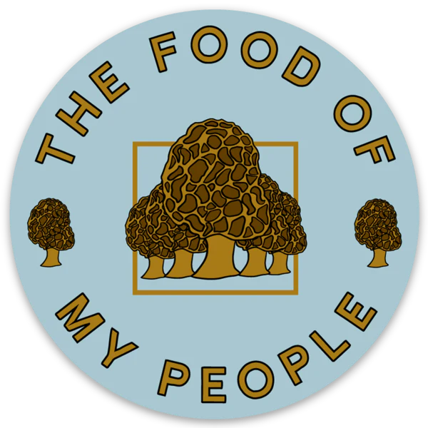 The Food of My People- Morels Sticker