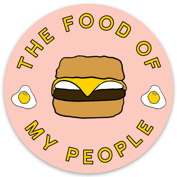 Tudors The Food of My People Sticker