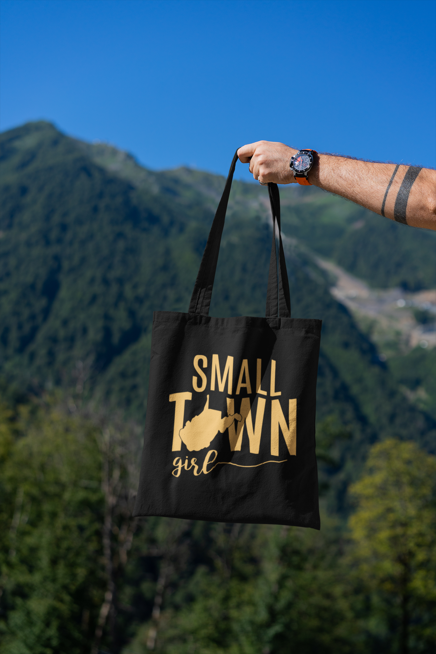 Small Town Girl WV Tote Bag
