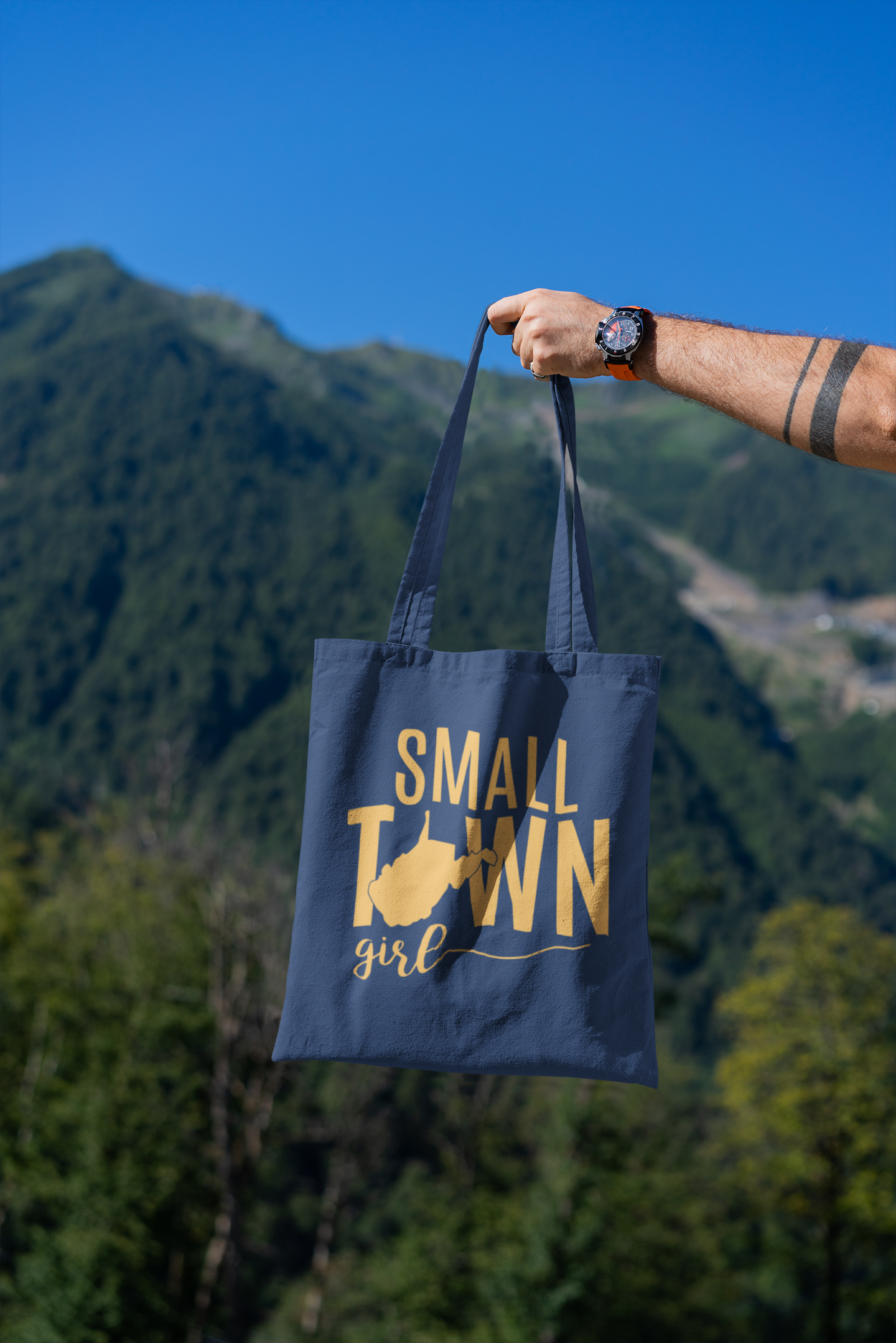 Small Town Girl WV Tote Bag
